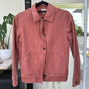 Rhythm Zip and Button Closure 100% Cotton Jacket